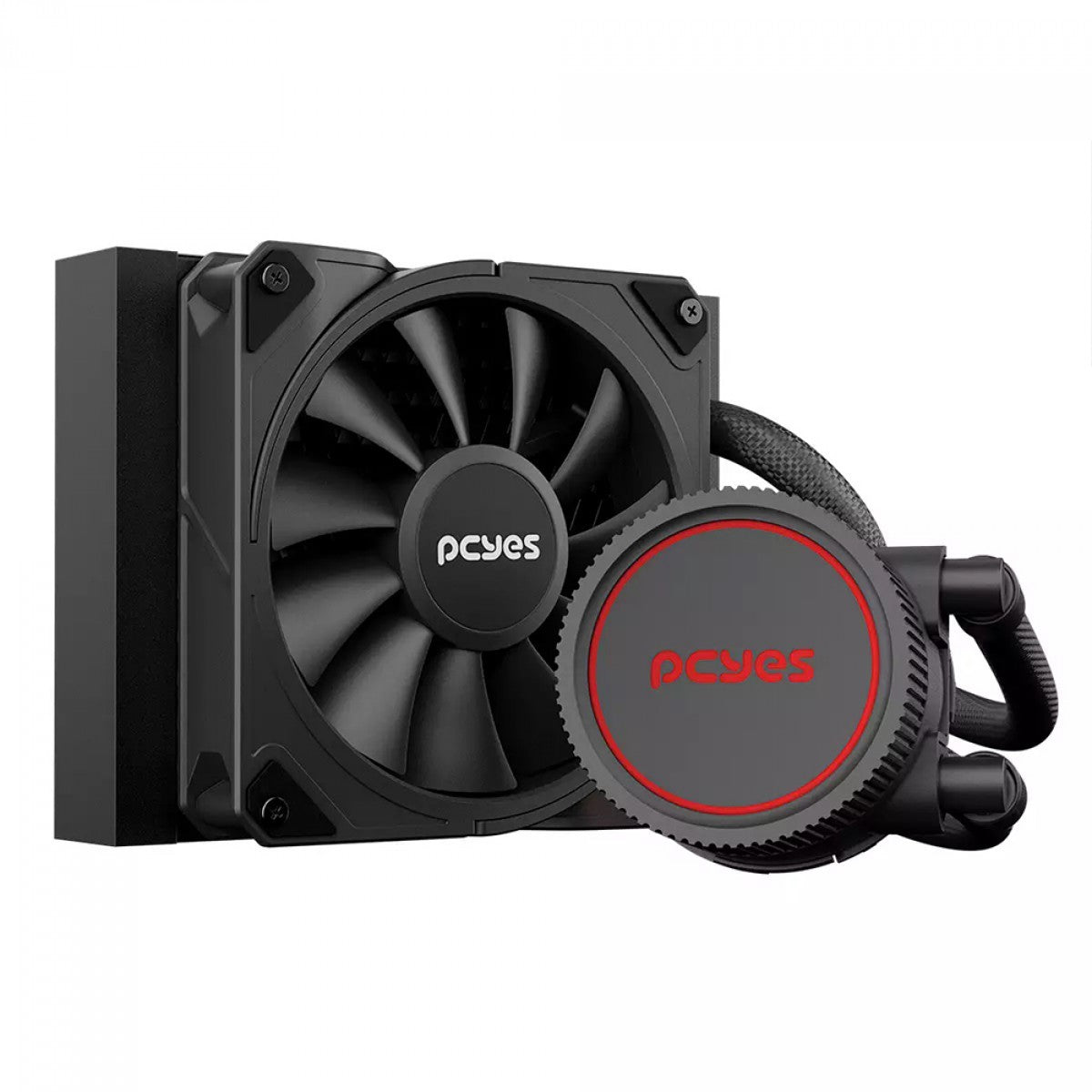 Water Cooler PCYes Sangue Frio 3 Single Fan 120mm TDP 200W (Intel/AMD) Preto - WCSF3120BR Truedata